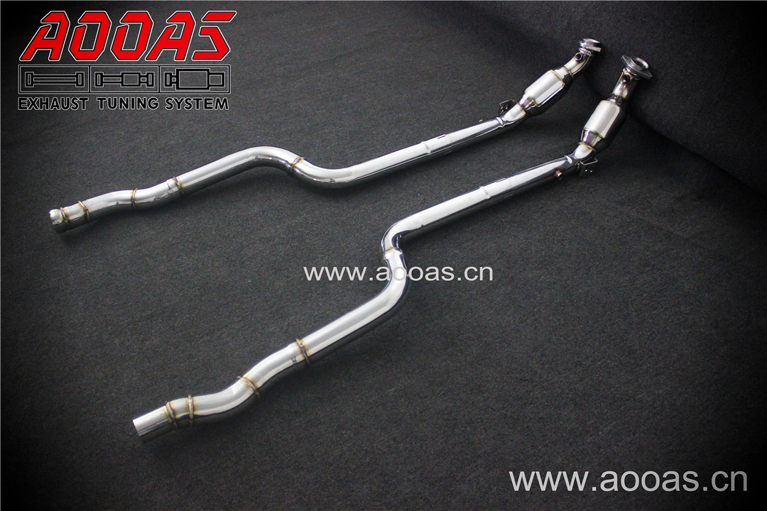 Mercedes Benz E300 W212 All SS304 / Cat (With Cat) Downpipe